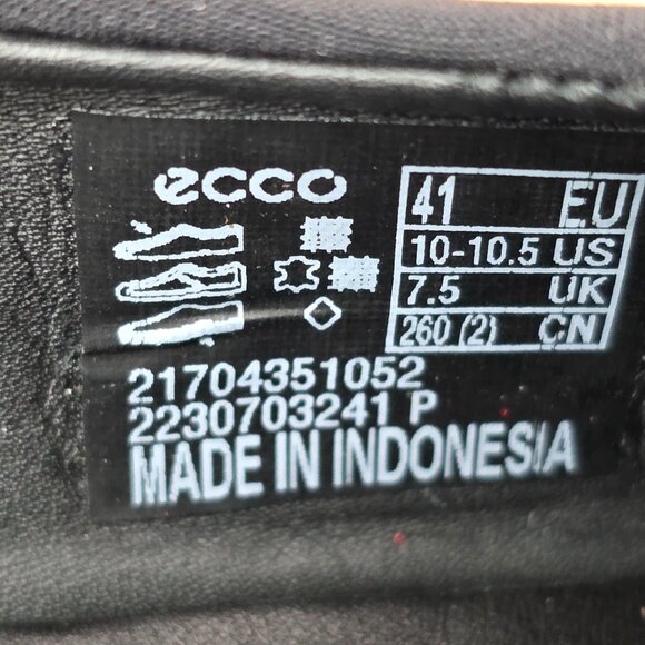 ECCO Women's Textile Stretch Slip-On Womens Wedge felicia Sz 10-10.5 - Picture 12 of 15